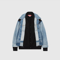 X LEVI'S WITH CARDIGAN DENIM JACKET