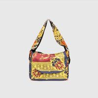 MIX-PRINT SHOULDER BAG