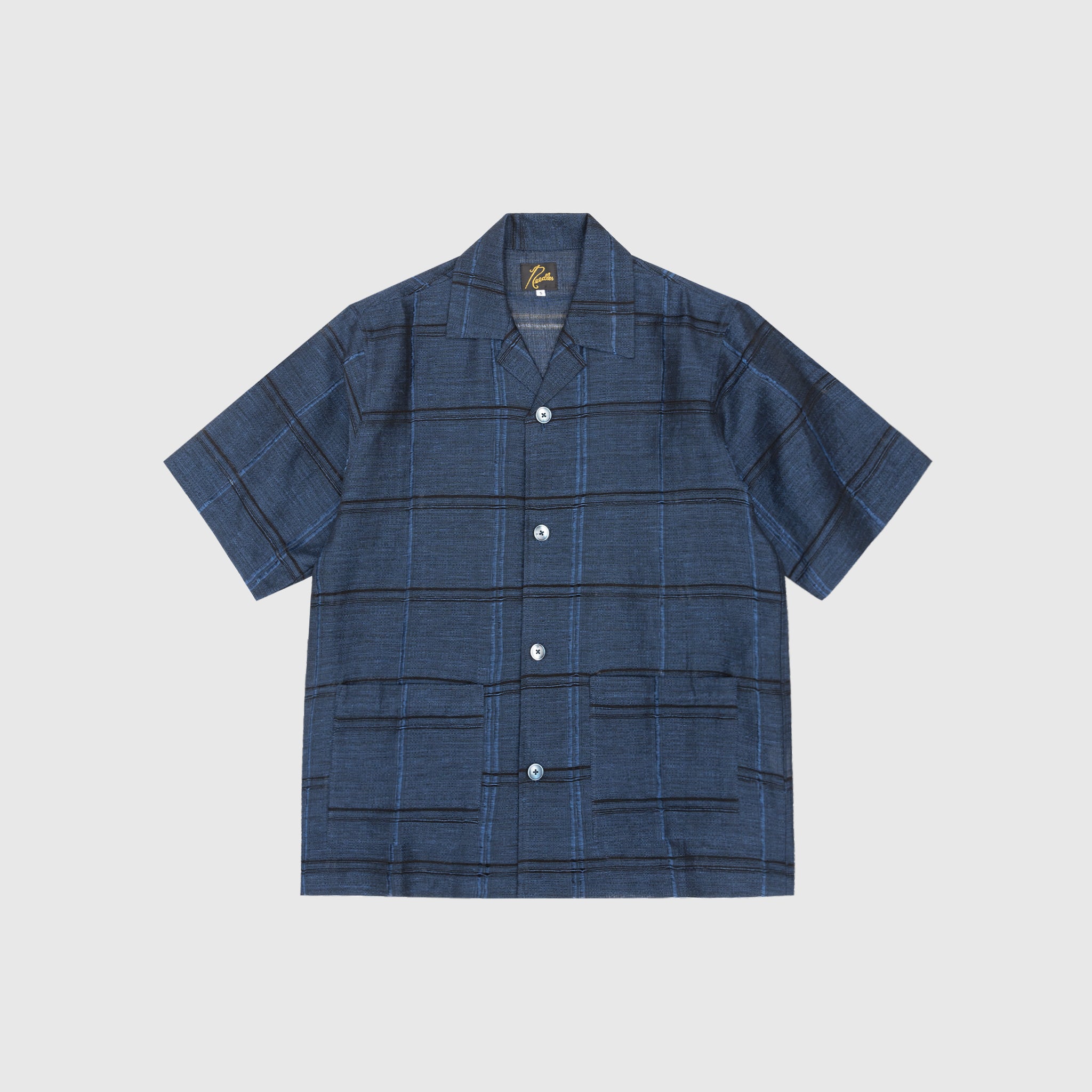 PLAID JACQUARD CABANA SHIRT