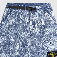 WHITE PIGMENT ON TELA 'PARACADUTE' STRETCH-TC PANTS