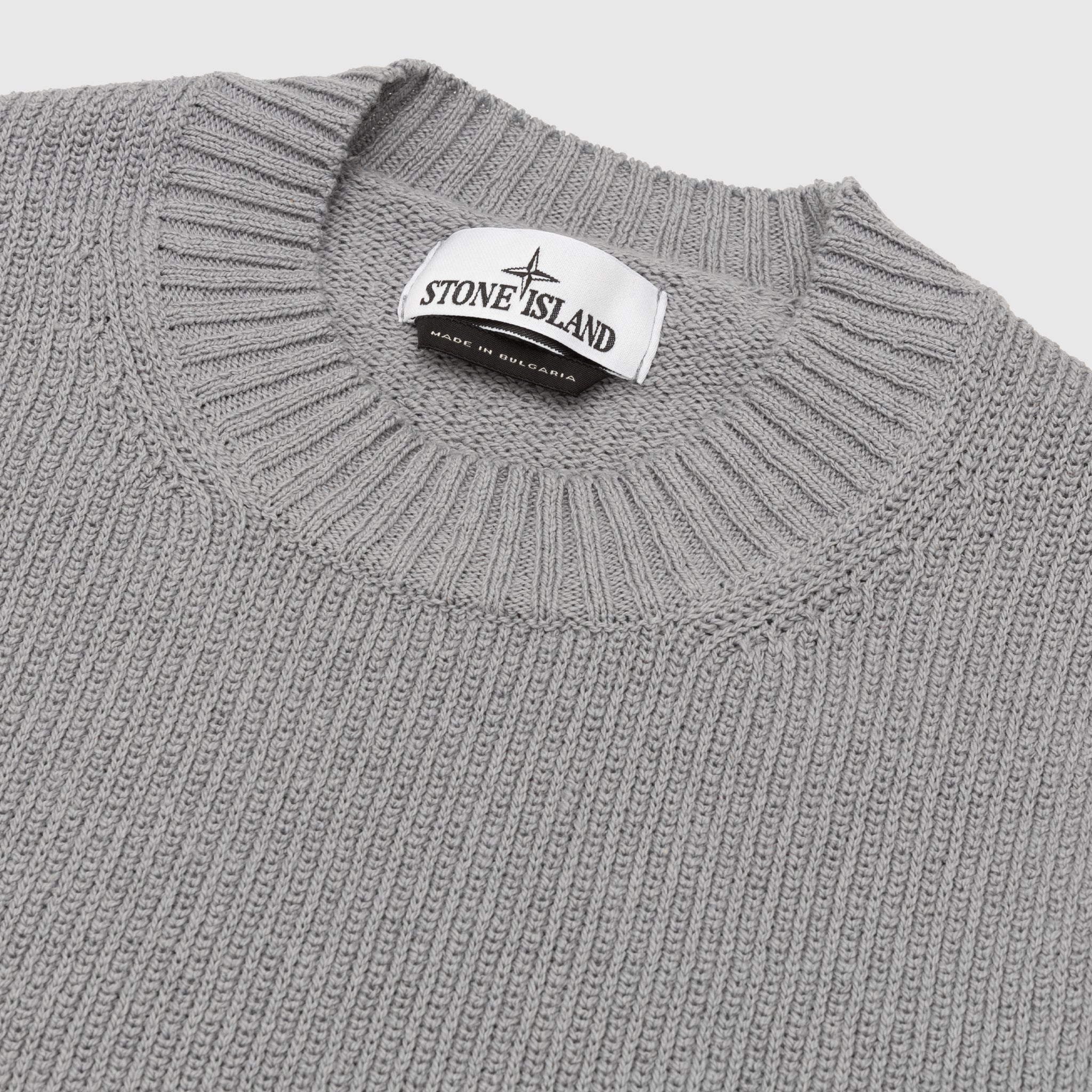 RAW HAND ORGANIC COTTON CREWNECK SWEATER