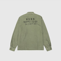 UNTRIMMED ZIP SHIRT