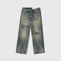 SAVAGE DENIM DP WIDE PANTS
