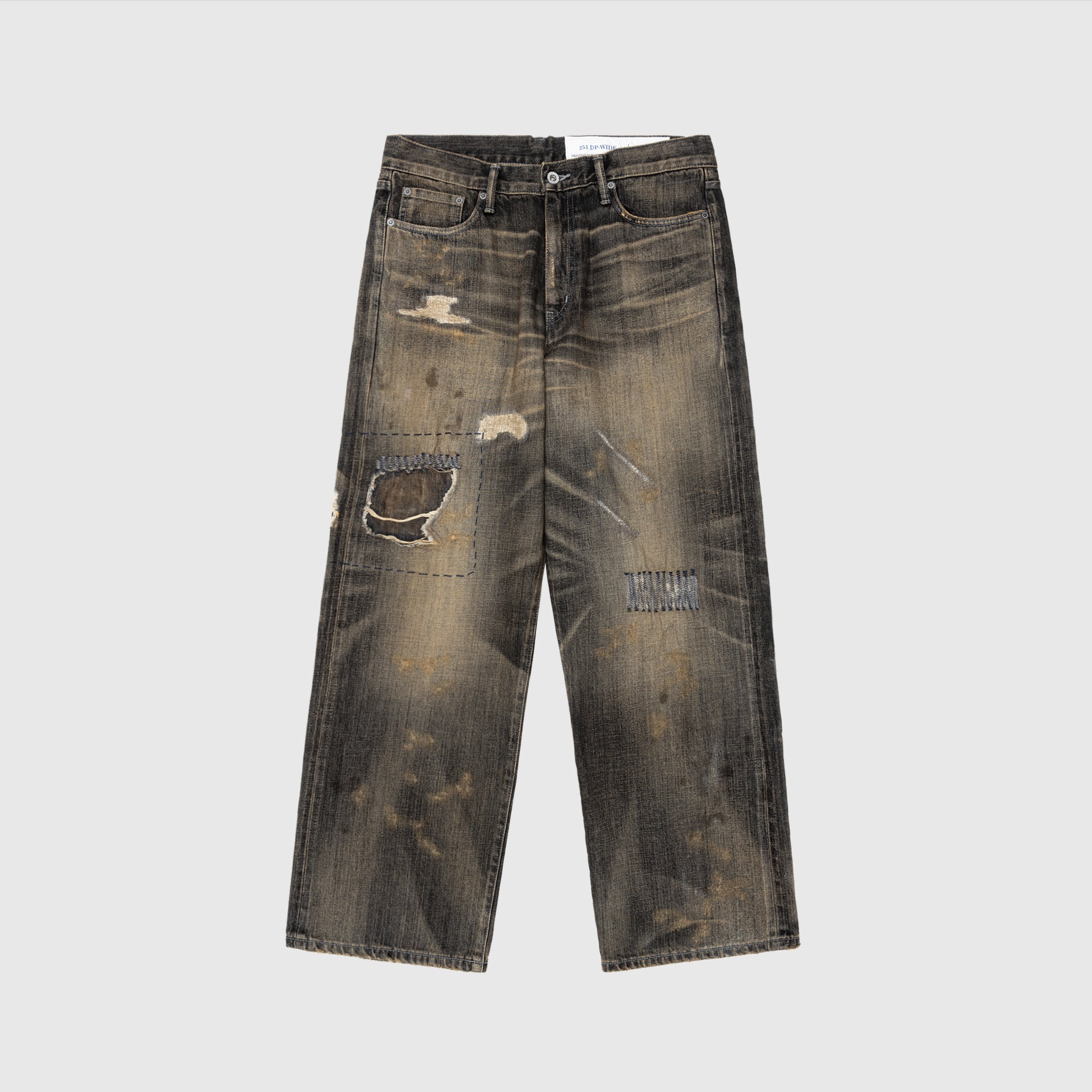 SAVAGE DENIM DP WIDE PANTS