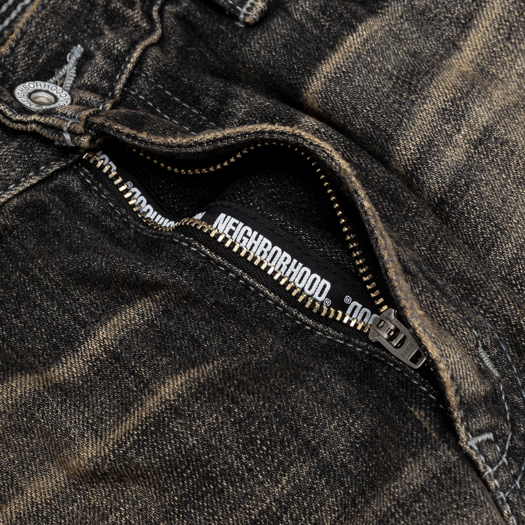 SAVAGE DENIM DP WIDE PANTS