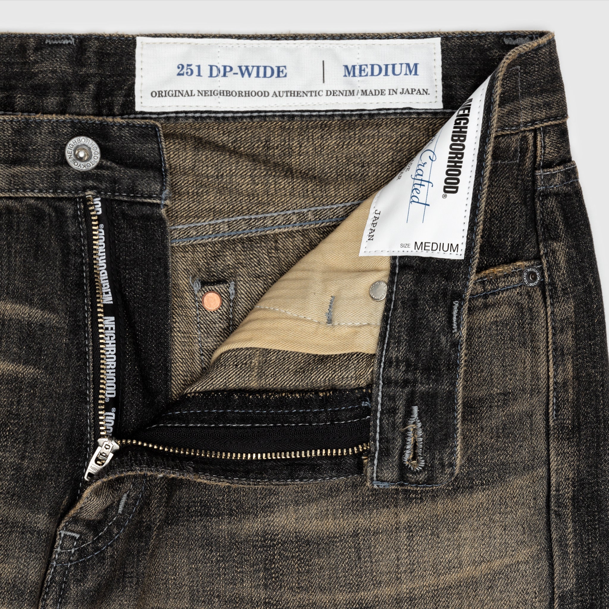 SAVAGE DENIM DP WIDE PANTS