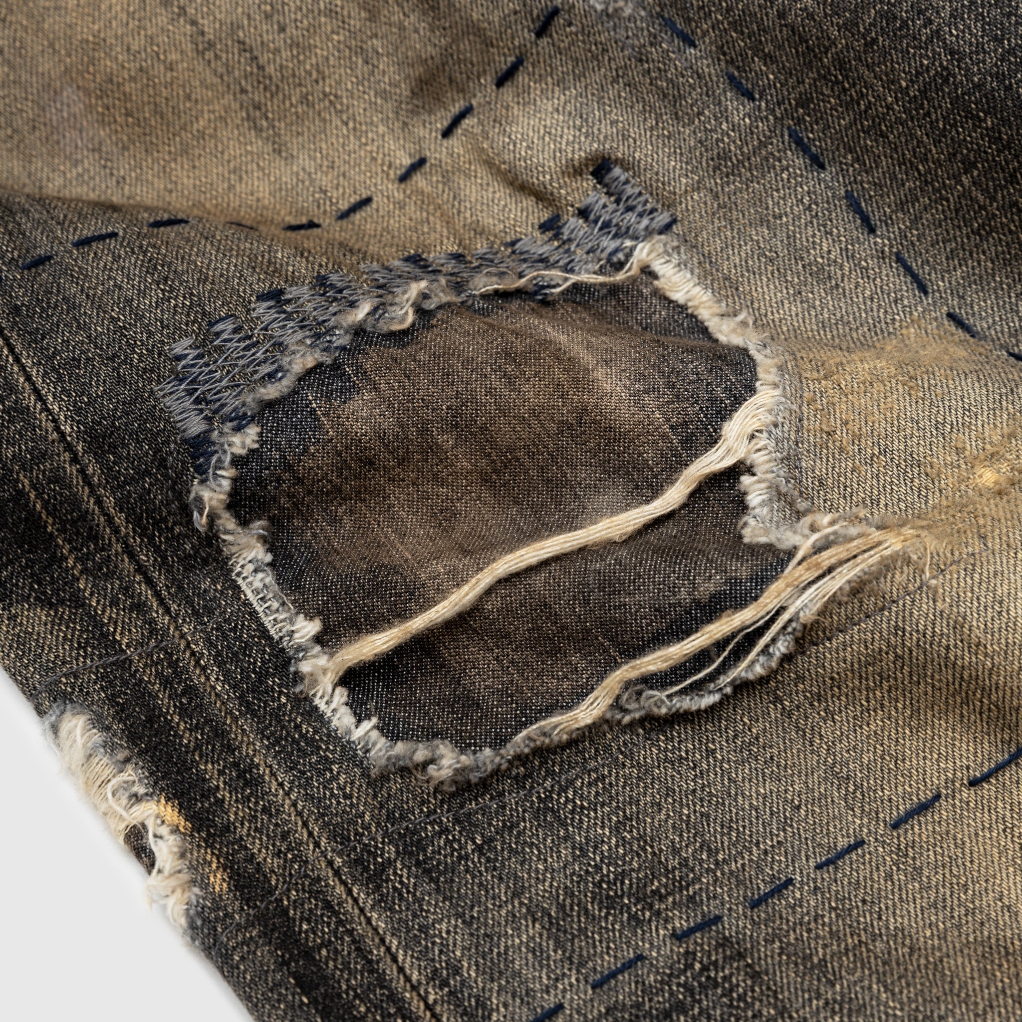 SAVAGE DENIM DP WIDE PANTS