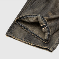 SAVAGE DENIM DP WIDE PANTS