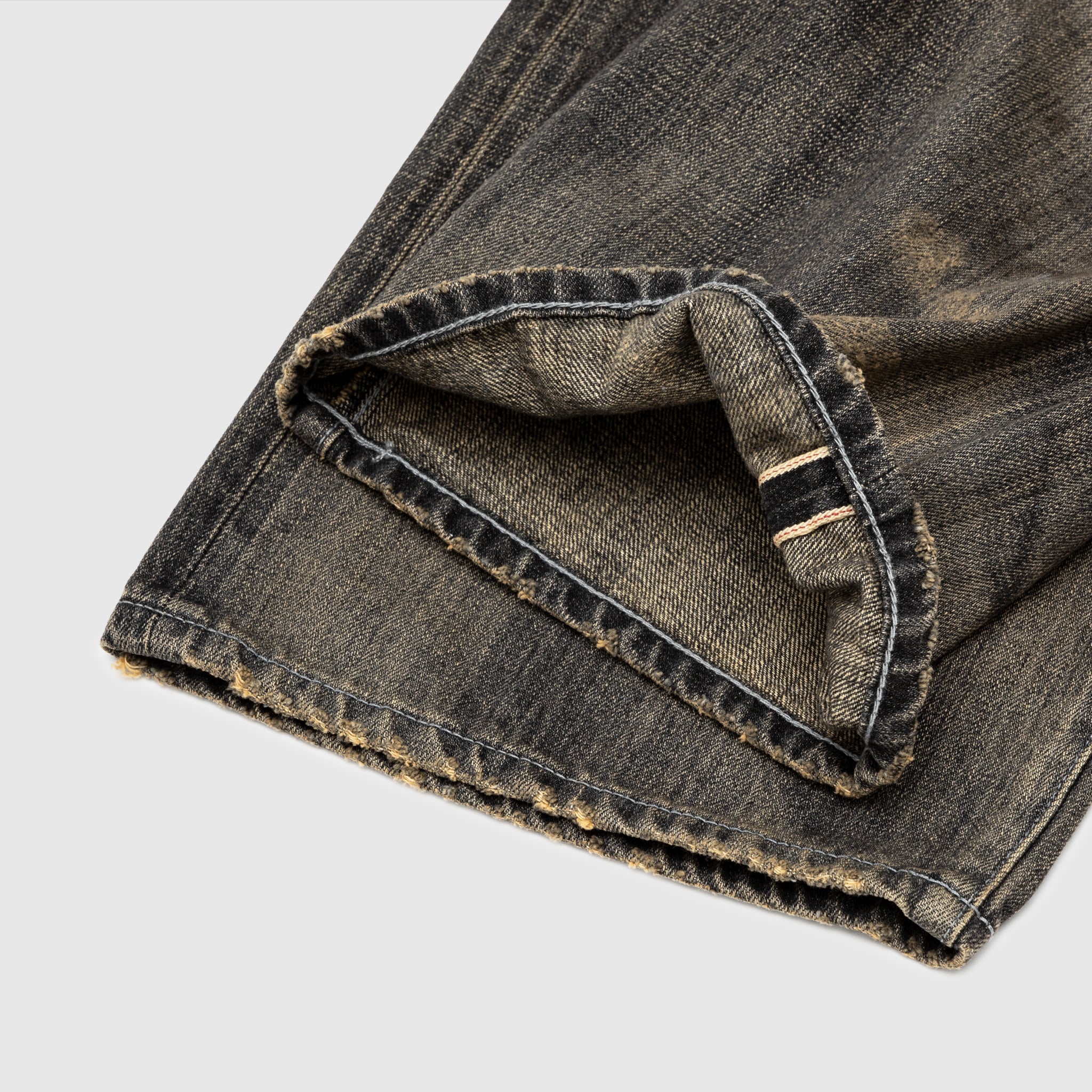 SAVAGE DENIM DP WIDE PANTS