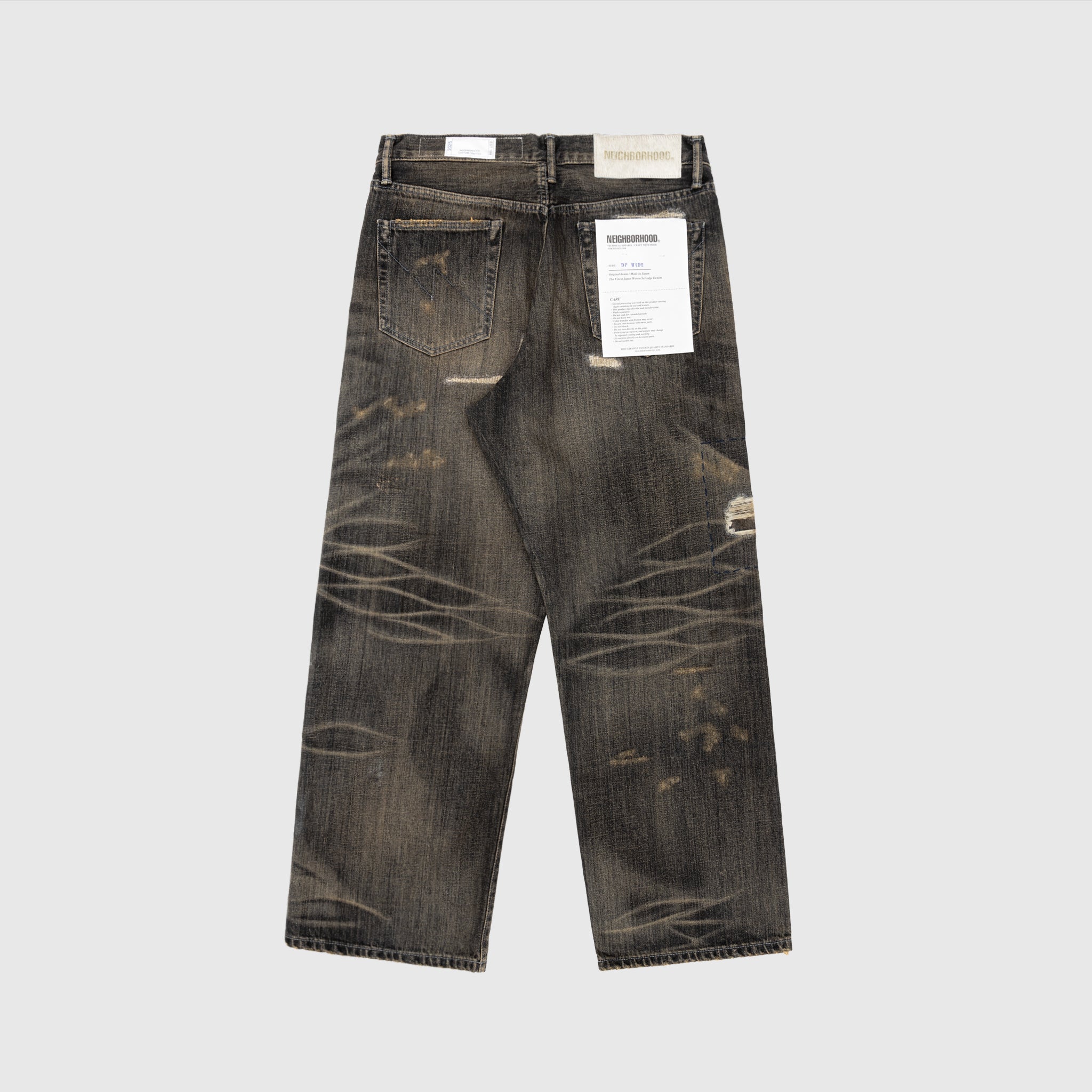 SAVAGE DENIM DP WIDE PANTS