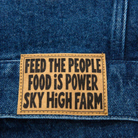 PERENNIAL LOGO DENIM WOVEN TRUCKER JACKET