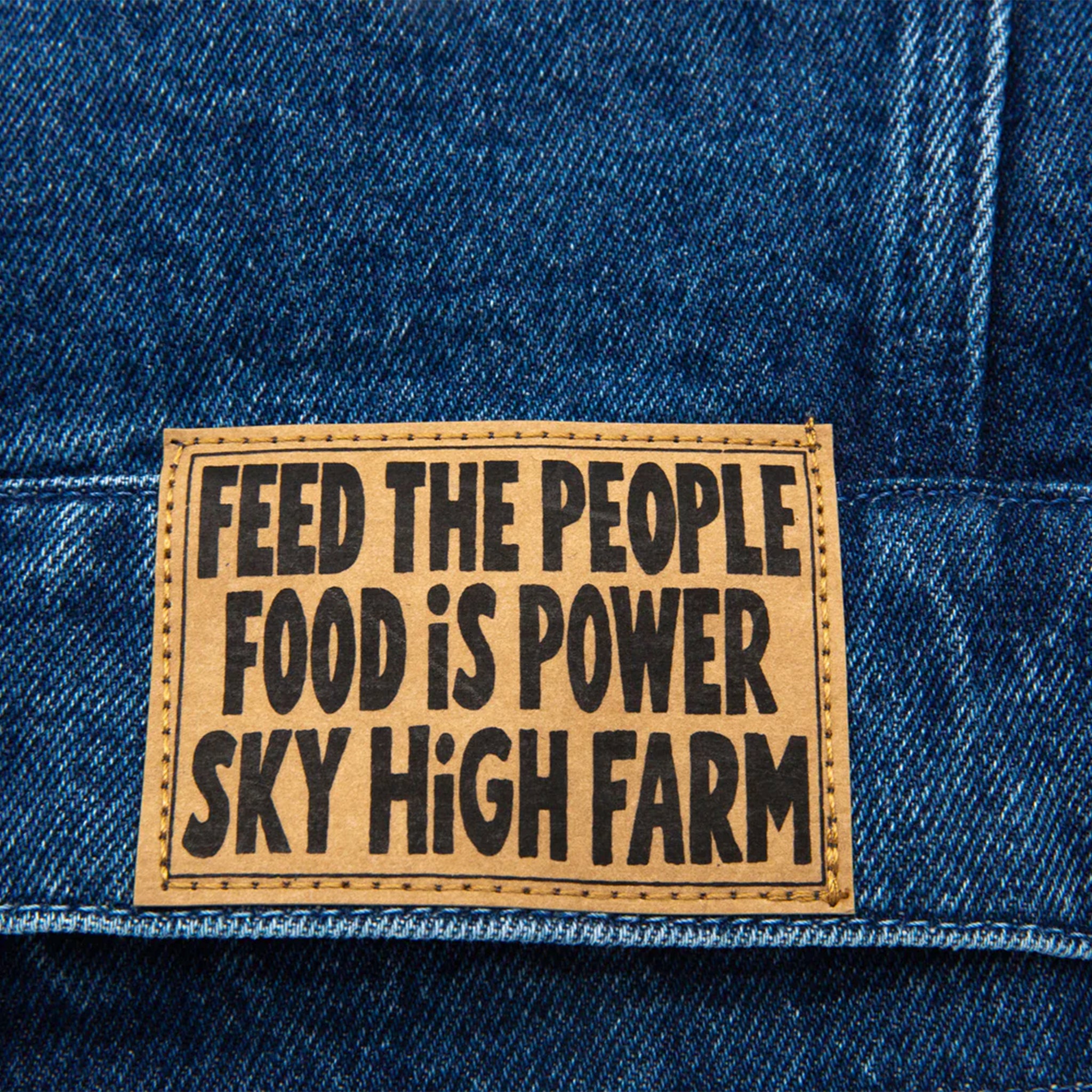 PERENNIAL LOGO DENIM WOVEN TRUCKER JACKET