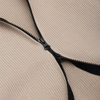 RIBBED SOFT ORGANIC COTTON CARDIGAN