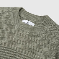 RIBBED PURE LINEN SWEATER