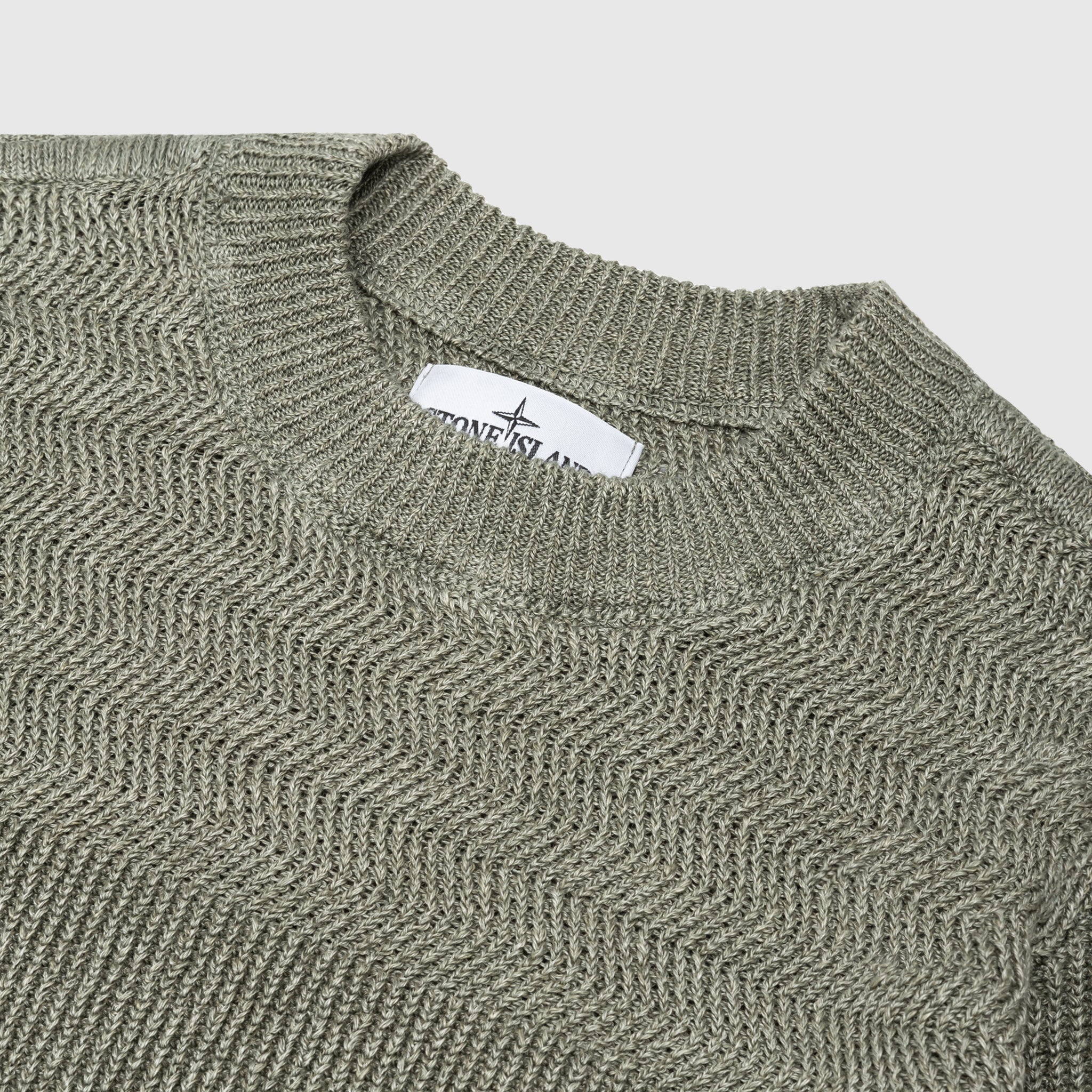 RIBBED PURE LINEN SWEATER