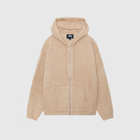 ZIP UP HOODED SWEATER