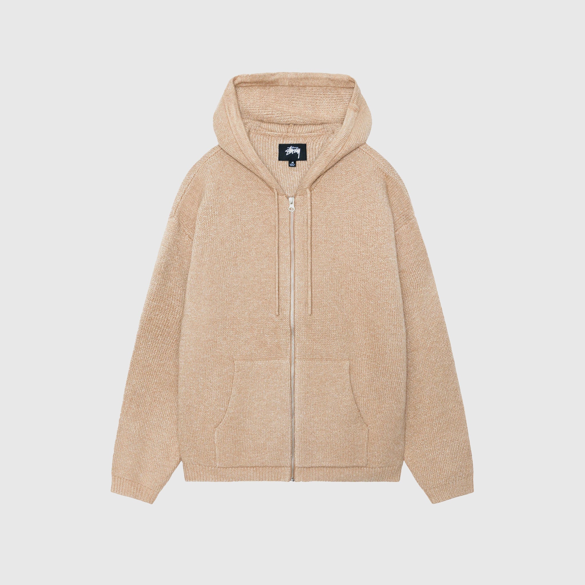 ZIP UP HOODED SWEATER