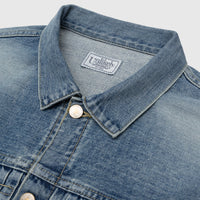 TIME TRAVEL TRUCKER JACKET 1977 WASH