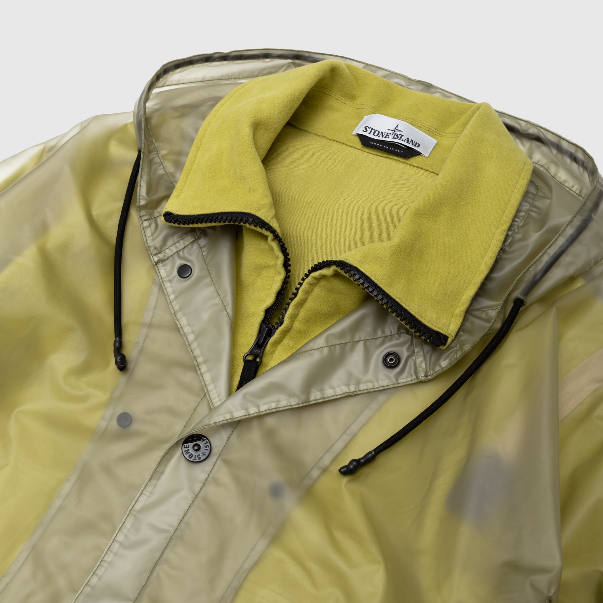 TRANSLUCENT COVER+COTTON MOLESKIN JACKET
