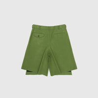 WOOL FLANNEL SHORTS