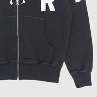 WORD SALAD ZIP HOODED SWEATSHIRT