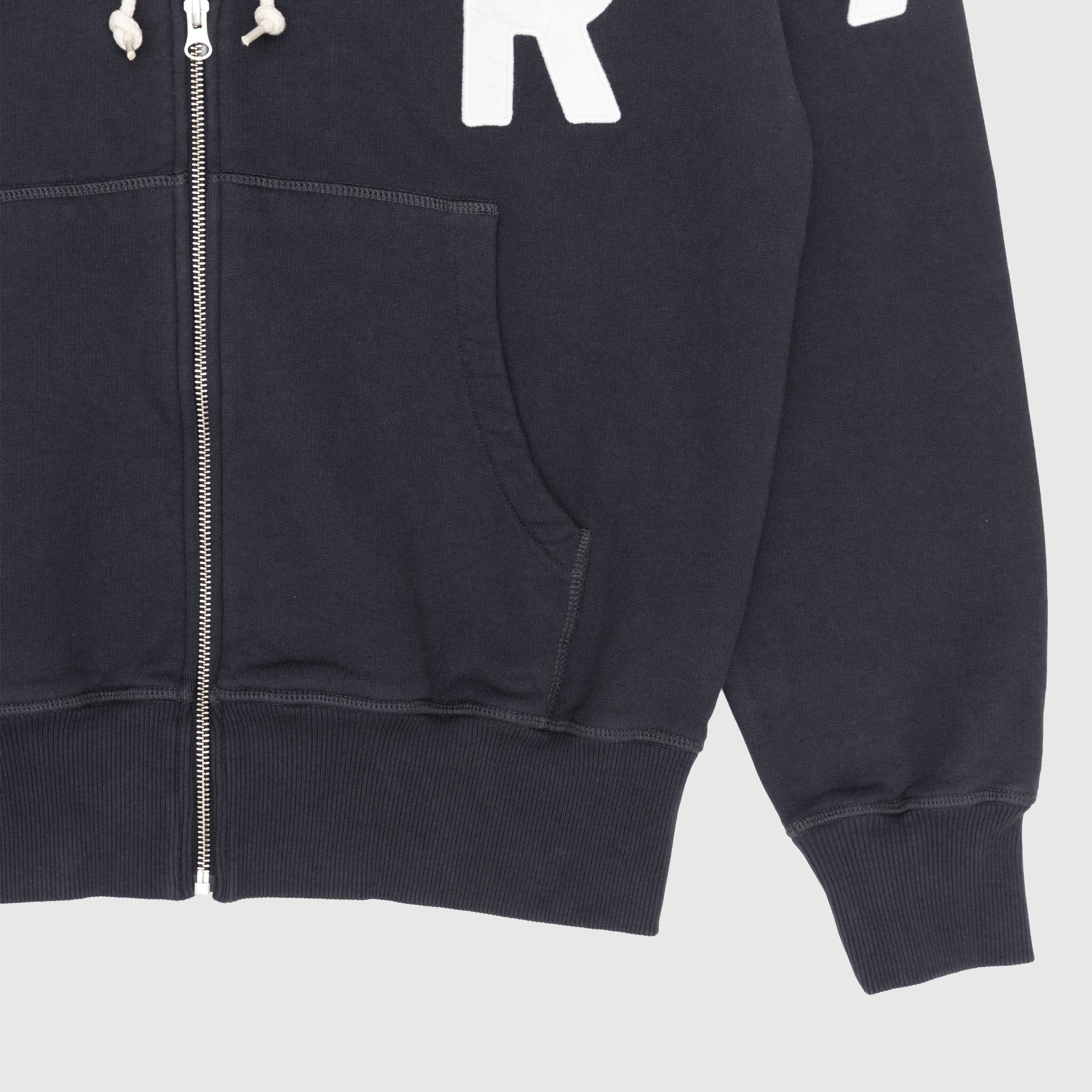 WORD SALAD ZIP HOODED SWEATSHIRT