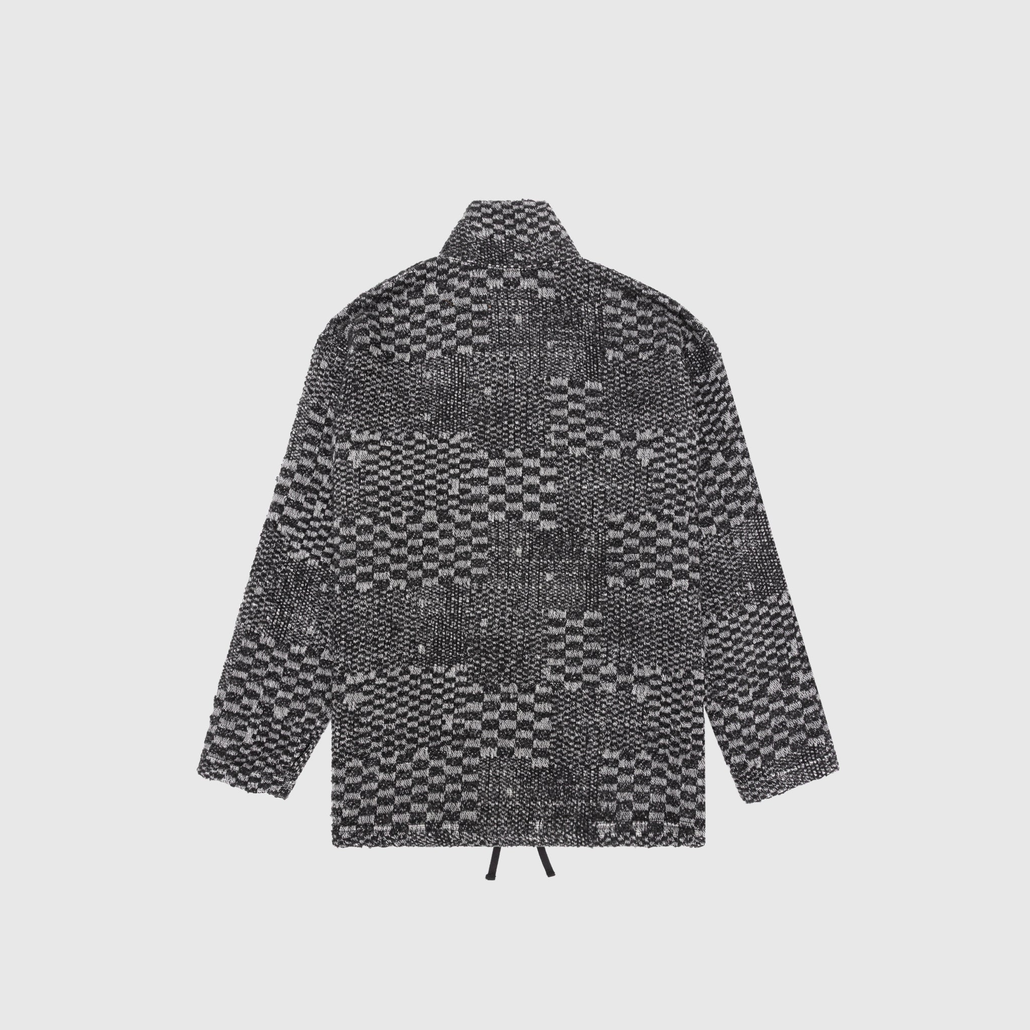 ZIP MOCK NECK