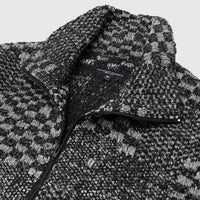 ZIP MOCK NECK