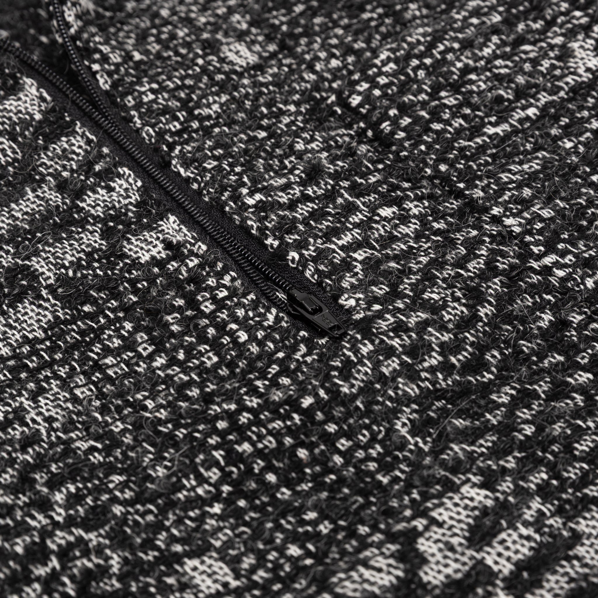 ZIP MOCK NECK