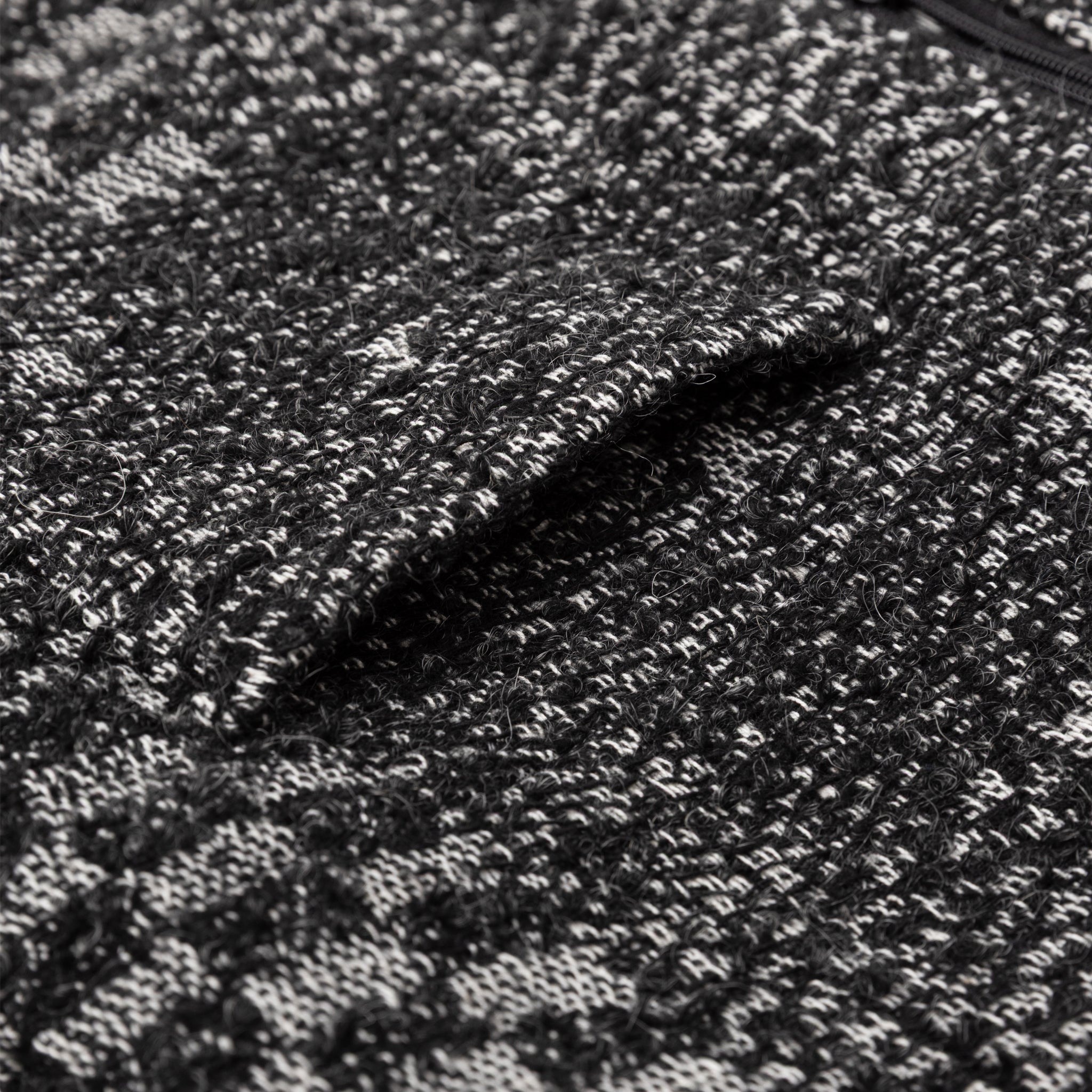 ZIP MOCK NECK