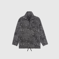 ZIP MOCK NECK