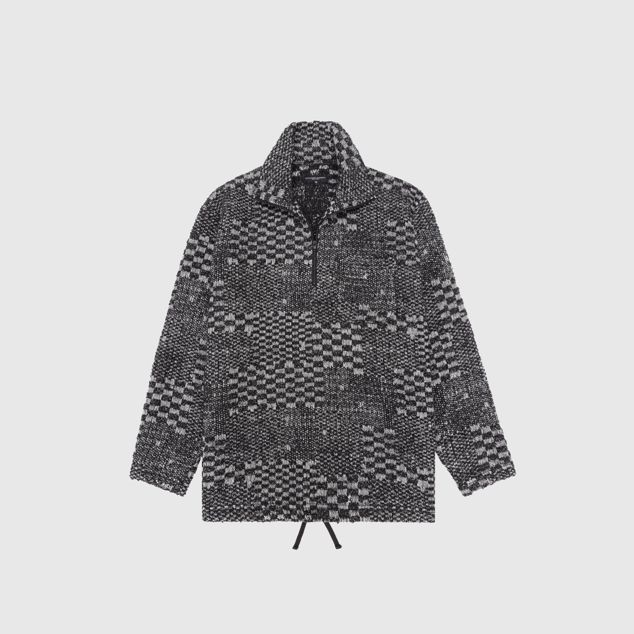 ZIP MOCK NECK