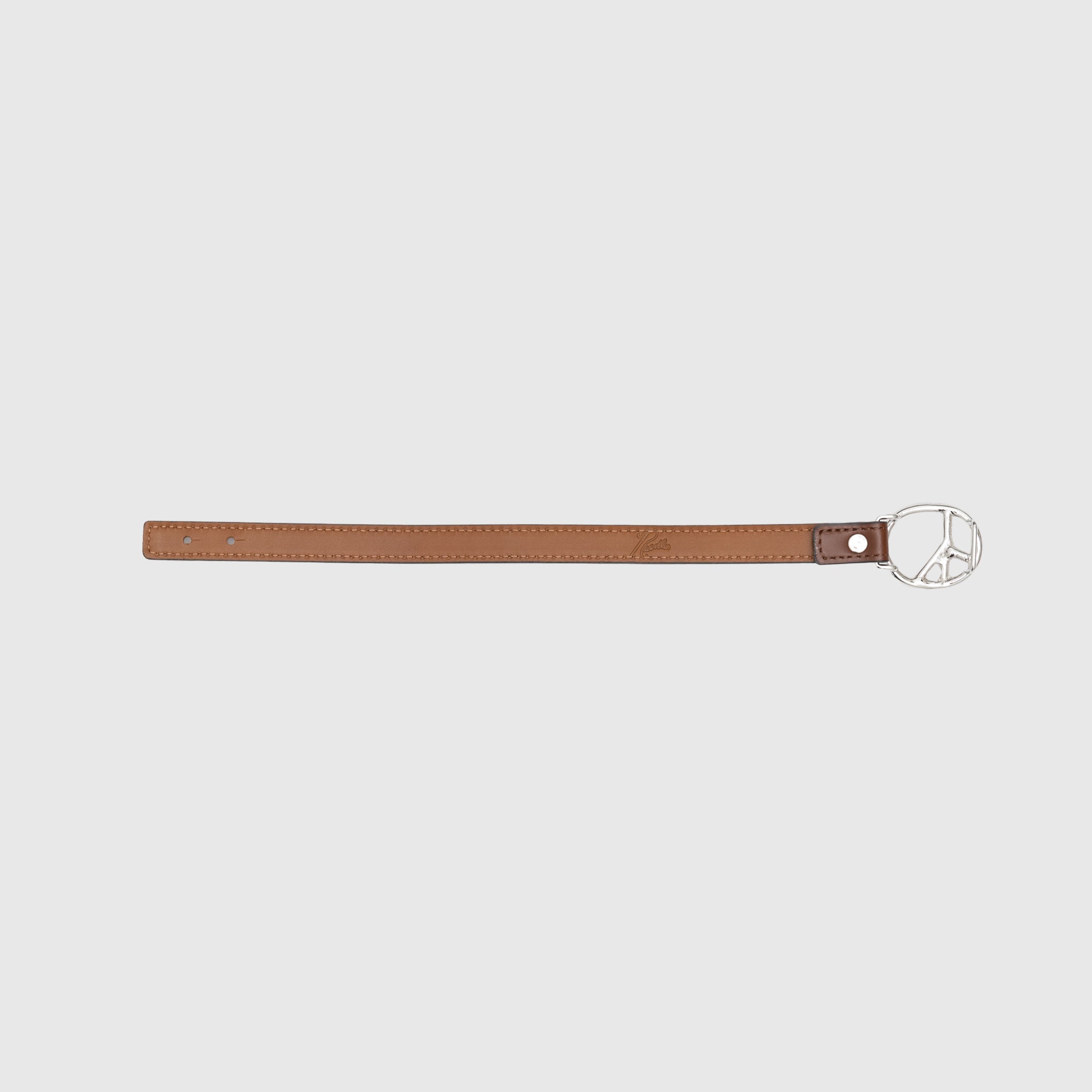 PEACE BUCKLE NARROW BRACELET
