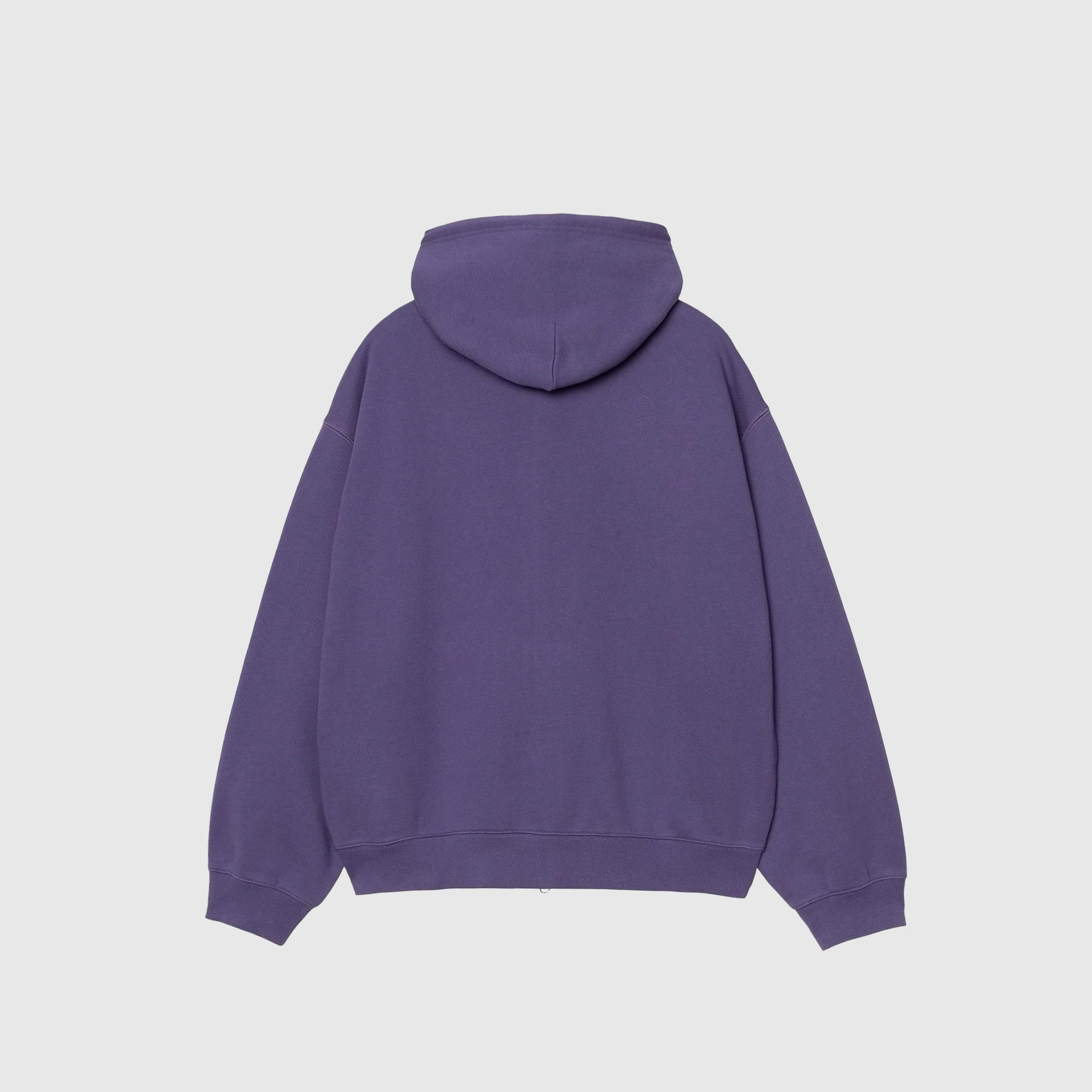 HOODED WIP LABEL SWEAT JACKET