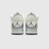 WMNS AIR JORDAN 3 RETRO "CEMENT GREY & SILVER"