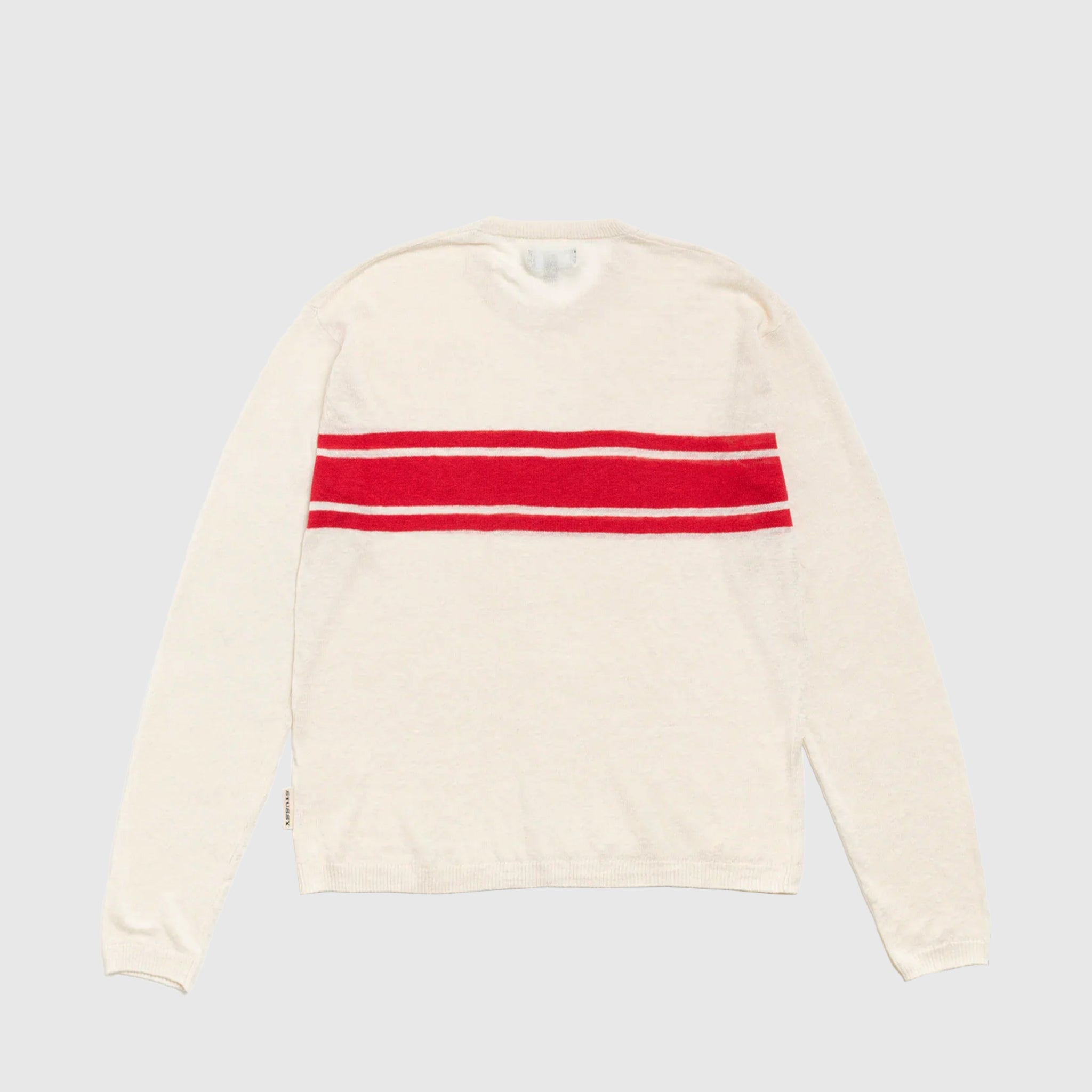 LIGHTWEIGHT STRIPED L/S SWEATER