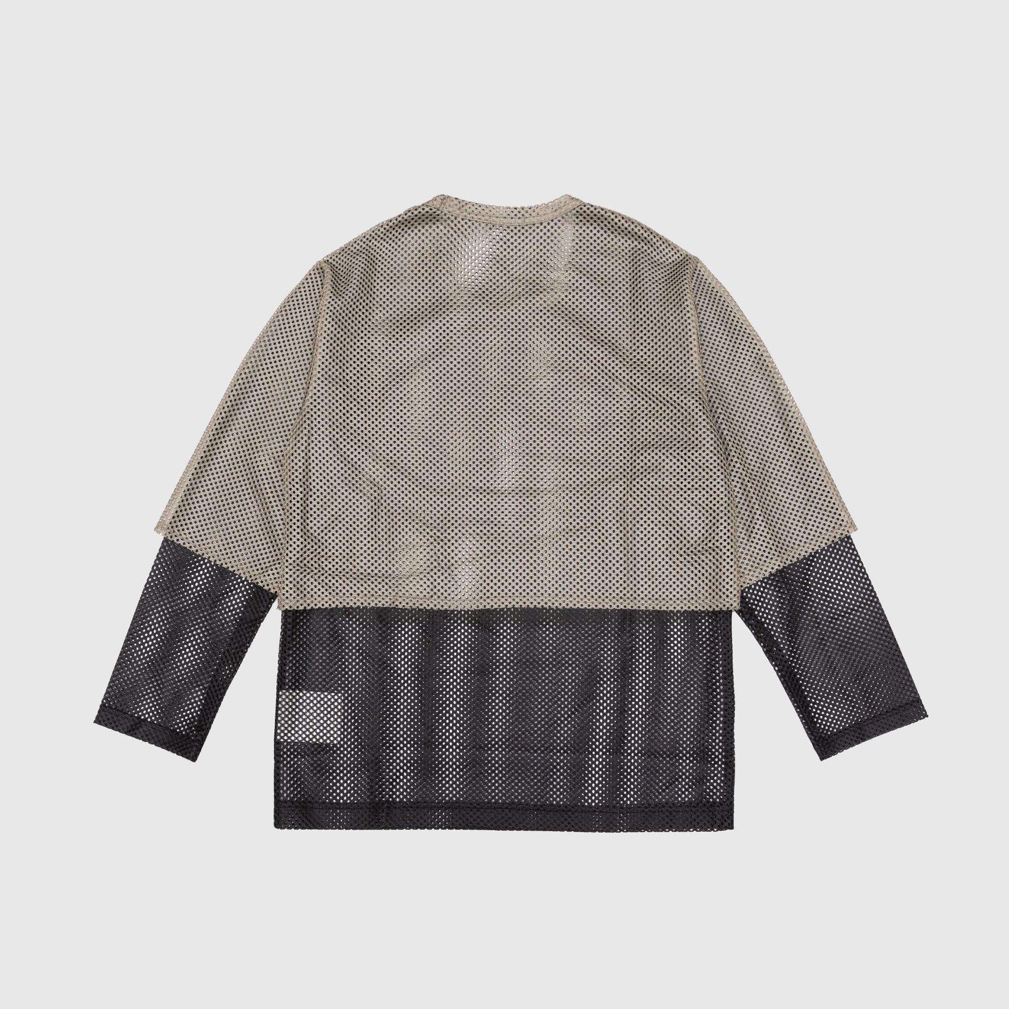 DOUBLE LAYERED MESH JERSEY L/S SHIRT