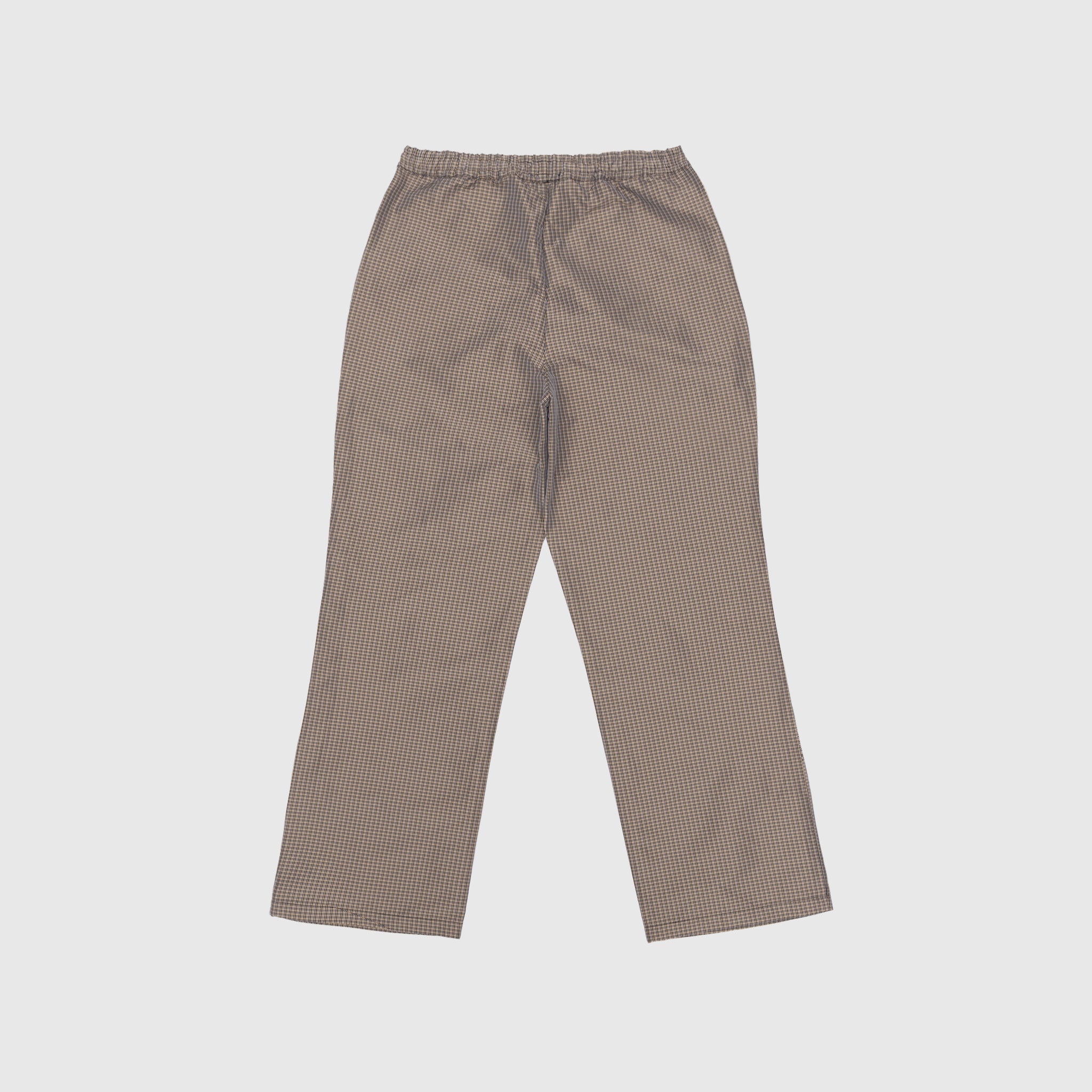 CHECK TRACK PANTS
