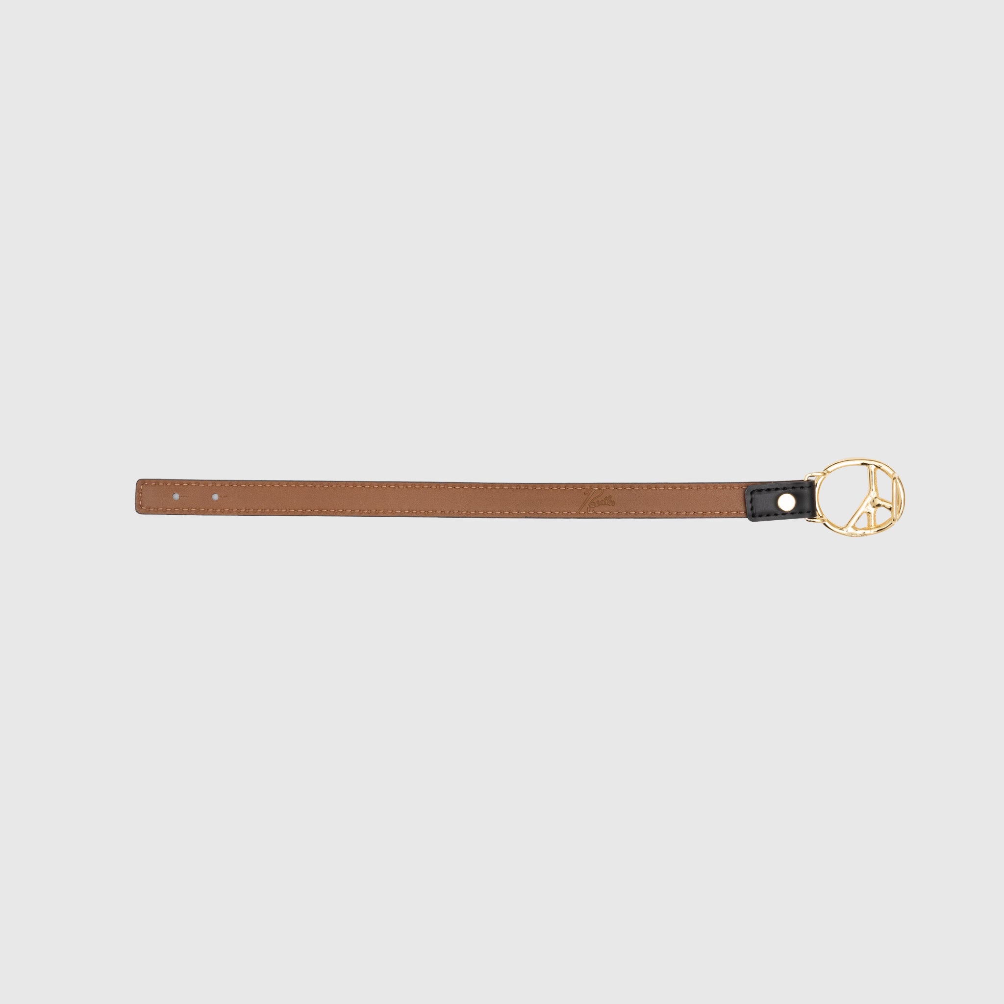 PEACE BUCKLE NARROW BRACELET