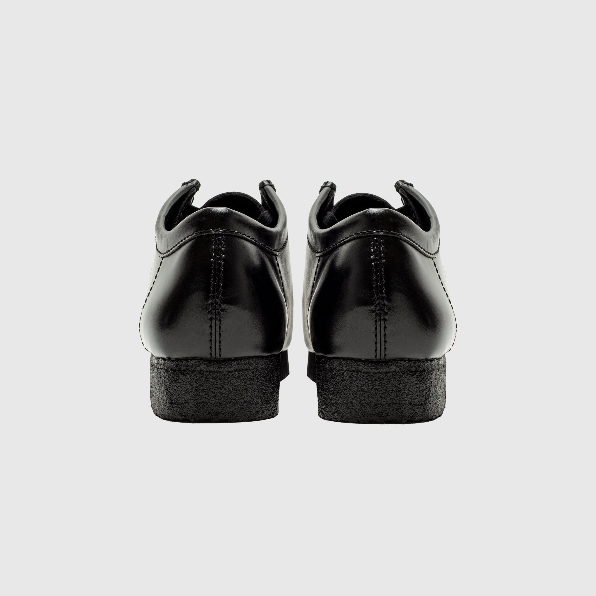 WALLABEE "BLACK HISHINE LEATHER"