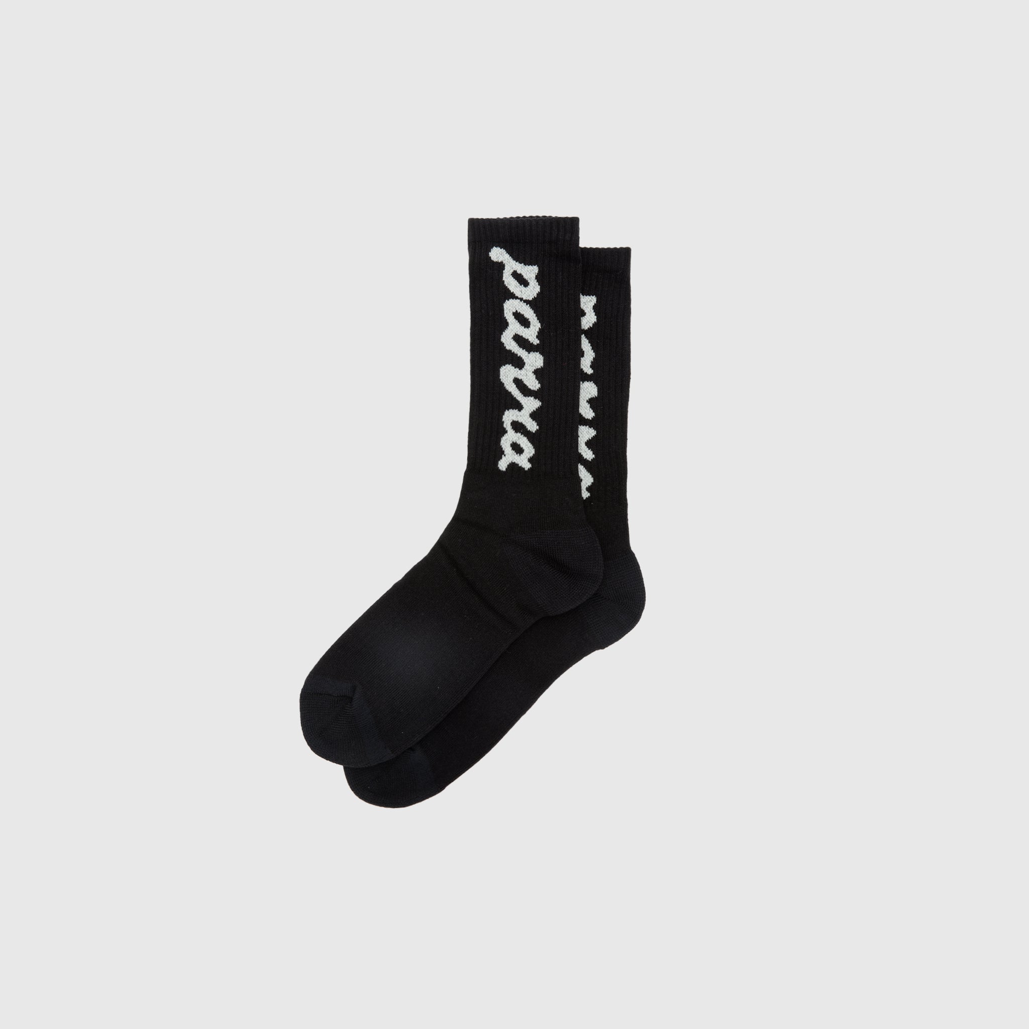 LOWER CASE SCRIPT LOGO CREW SOCKS