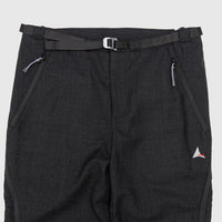 Y ZIP WOOL TWILL PANT