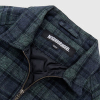 CHECK ZIP JACKET