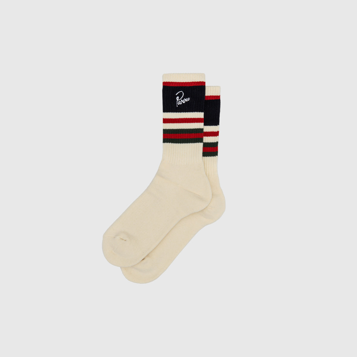 SIGNATURE STRIPED CREW SOCKS