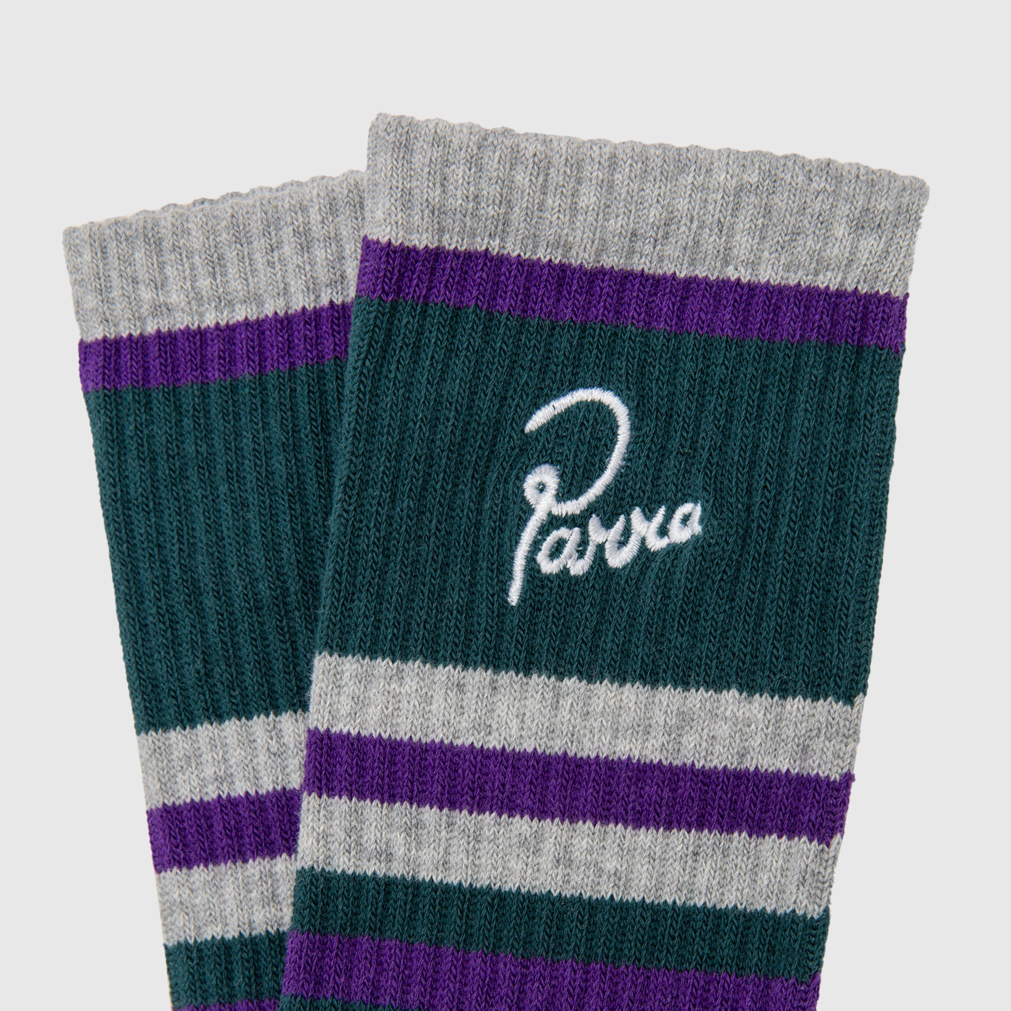SIGNATURE STRIPED CREW SOCKS