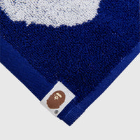 x BAPE FOOTBALL TOWEL "BLUE"