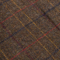 WOOL CHECK MA COAT