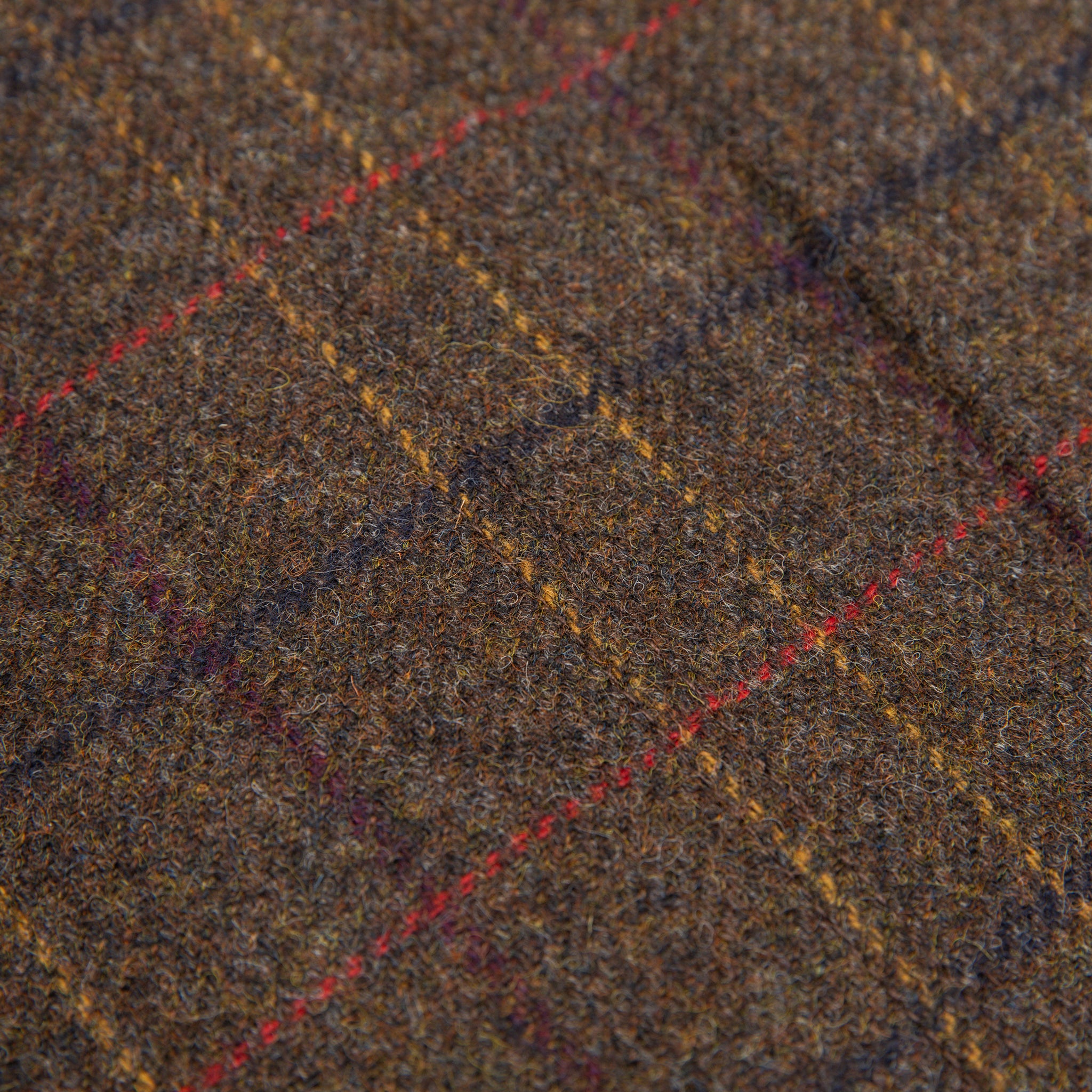 WOOL CHECK MA COAT