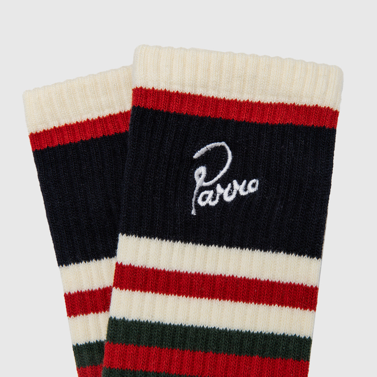 SIGNATURE STRIPED CREW SOCKS