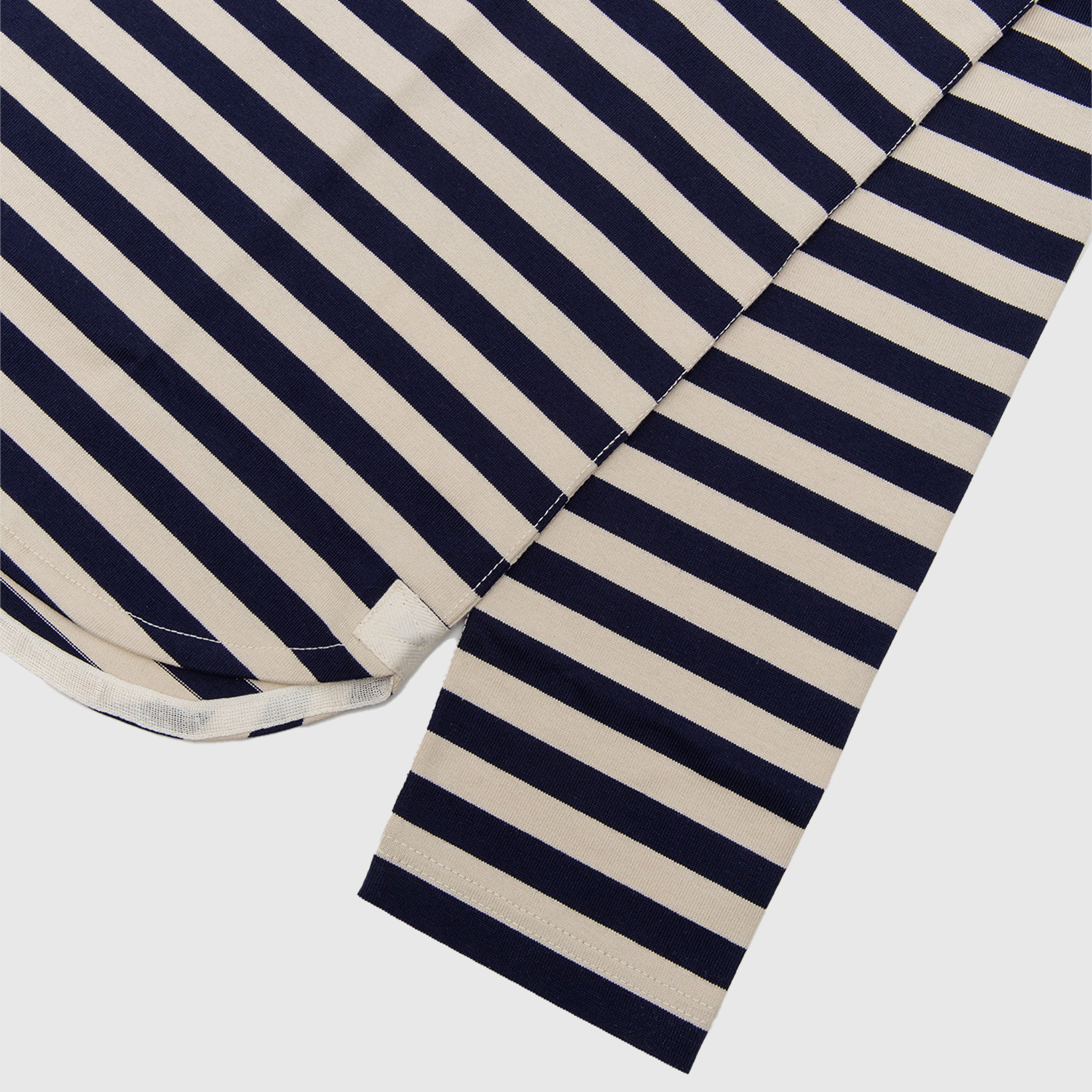 STRIPED L/S HENLEY SHIRT